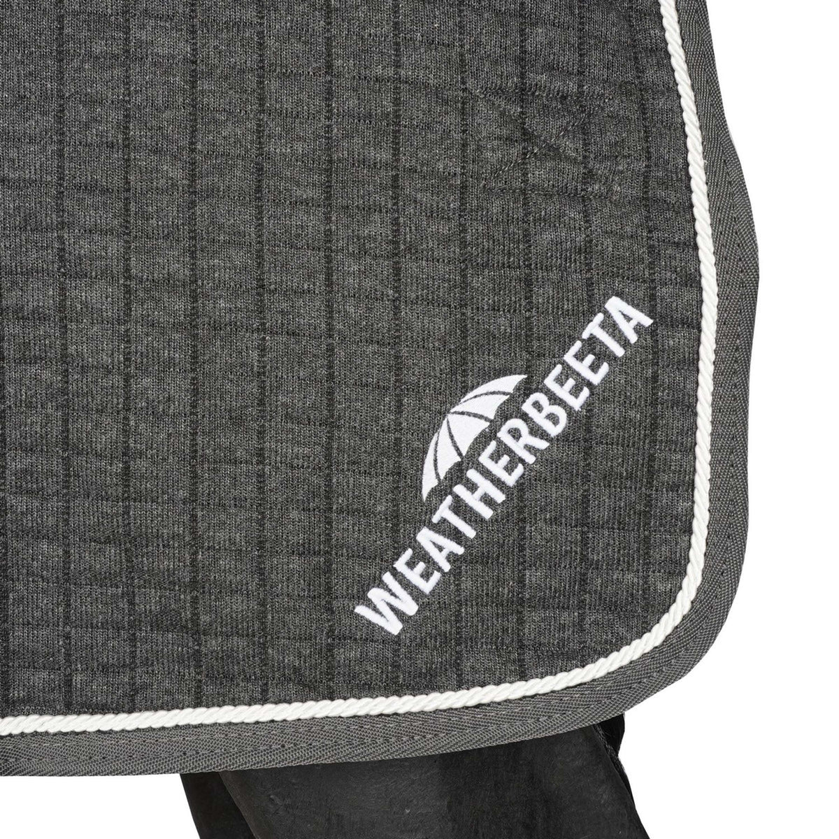Weatherbeeta Manta de ejercicio Thermocell Quarter Sheet Gris Oscuro Blanco