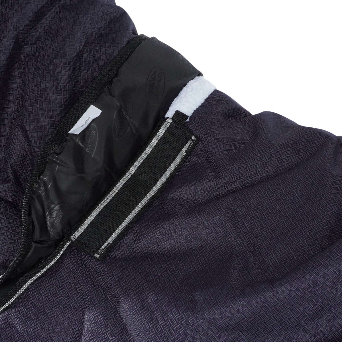 Weatherbeeta Comfitec Plus Dynamic II Detach-A-Neck Medium Negro/Rojo/Plata