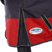 Weatherbeeta Comfitec Plus Dynamic II Detach-A-Neck Medium Negro/Rojo/Plata
