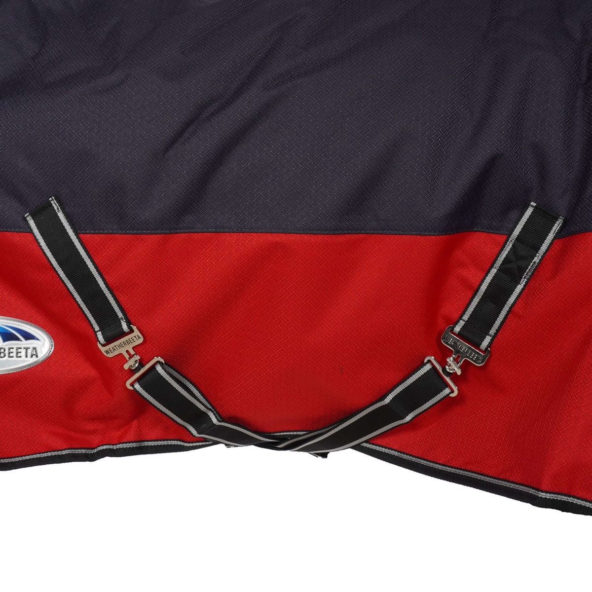 Weatherbeeta Comfitec Plus Dynamic II Detach-A-Neck Medium Negro/Rojo/Plata