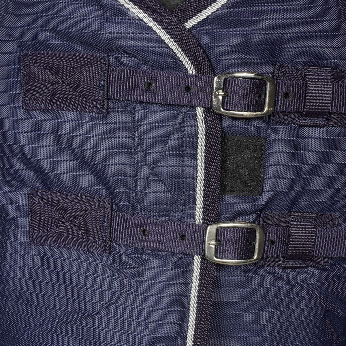 WeatherBeeta Manta de Establo 1200D Standard Neck Medium Marino/Blanco