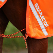 Equi-Flector by Shires Manta de ejercicio Mesh Reflectante Naranja