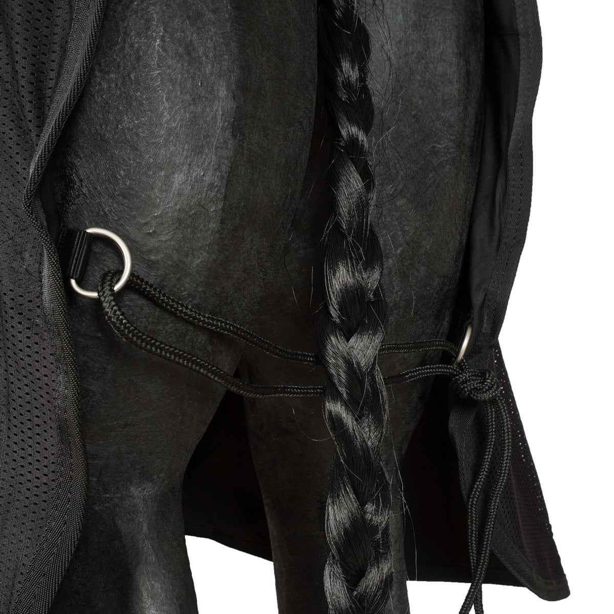 Back on Track Manta de Malla Royal Negro