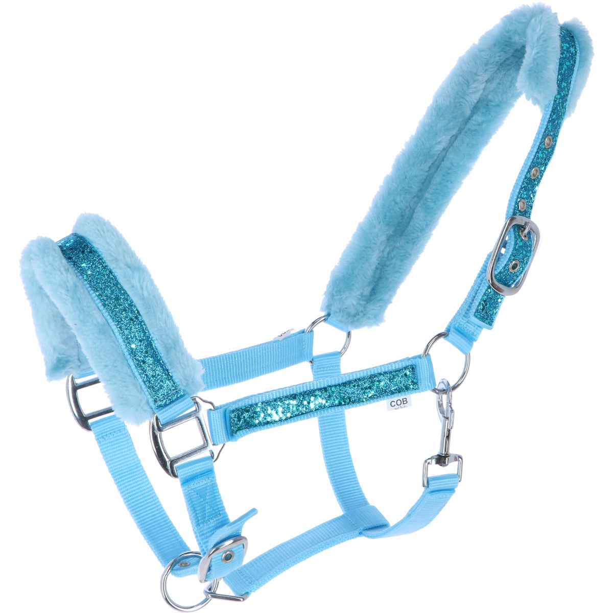 HB Ruitersport Cabezada Glamour Azul claro