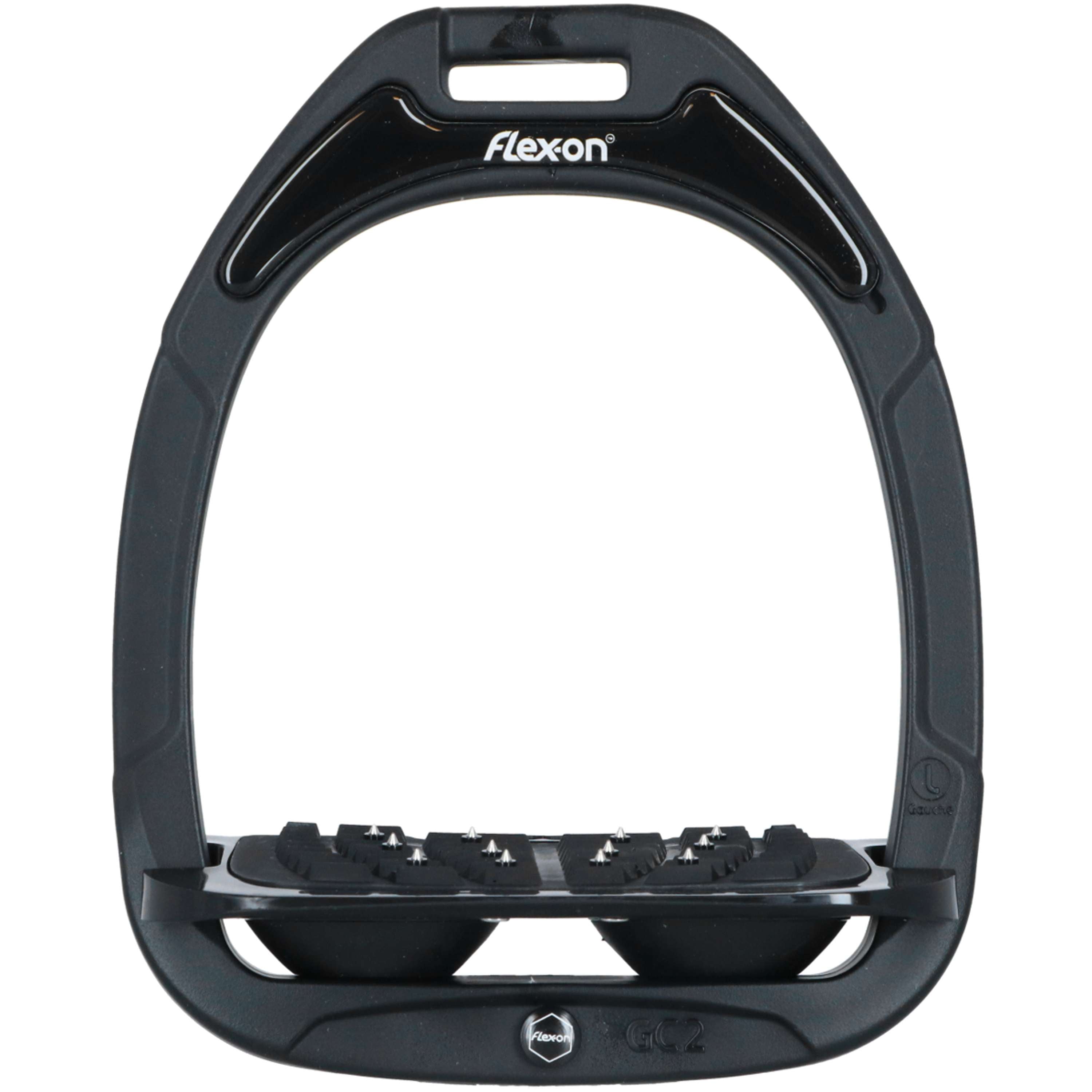 Flex-On Estribos Green Composite Inclined Ultra Grip Negro/Negro/Negro