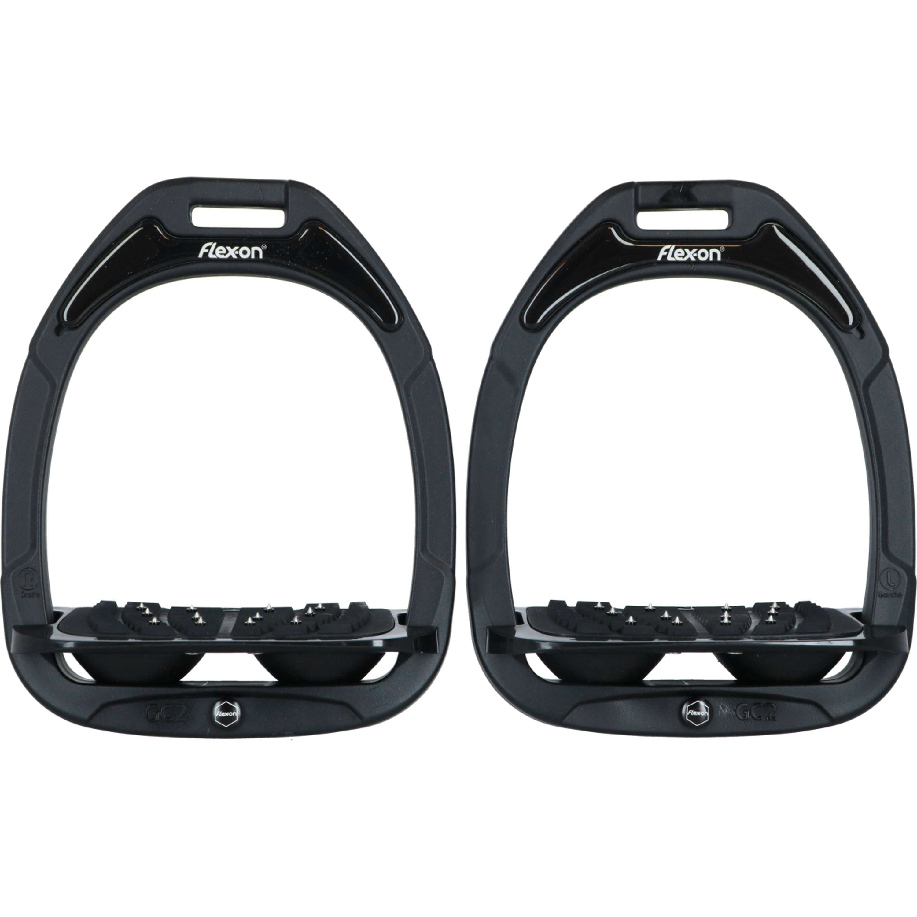 Flex-On Estribos Green Composite Inclined Ultra Grip Negro/Negro/Negro