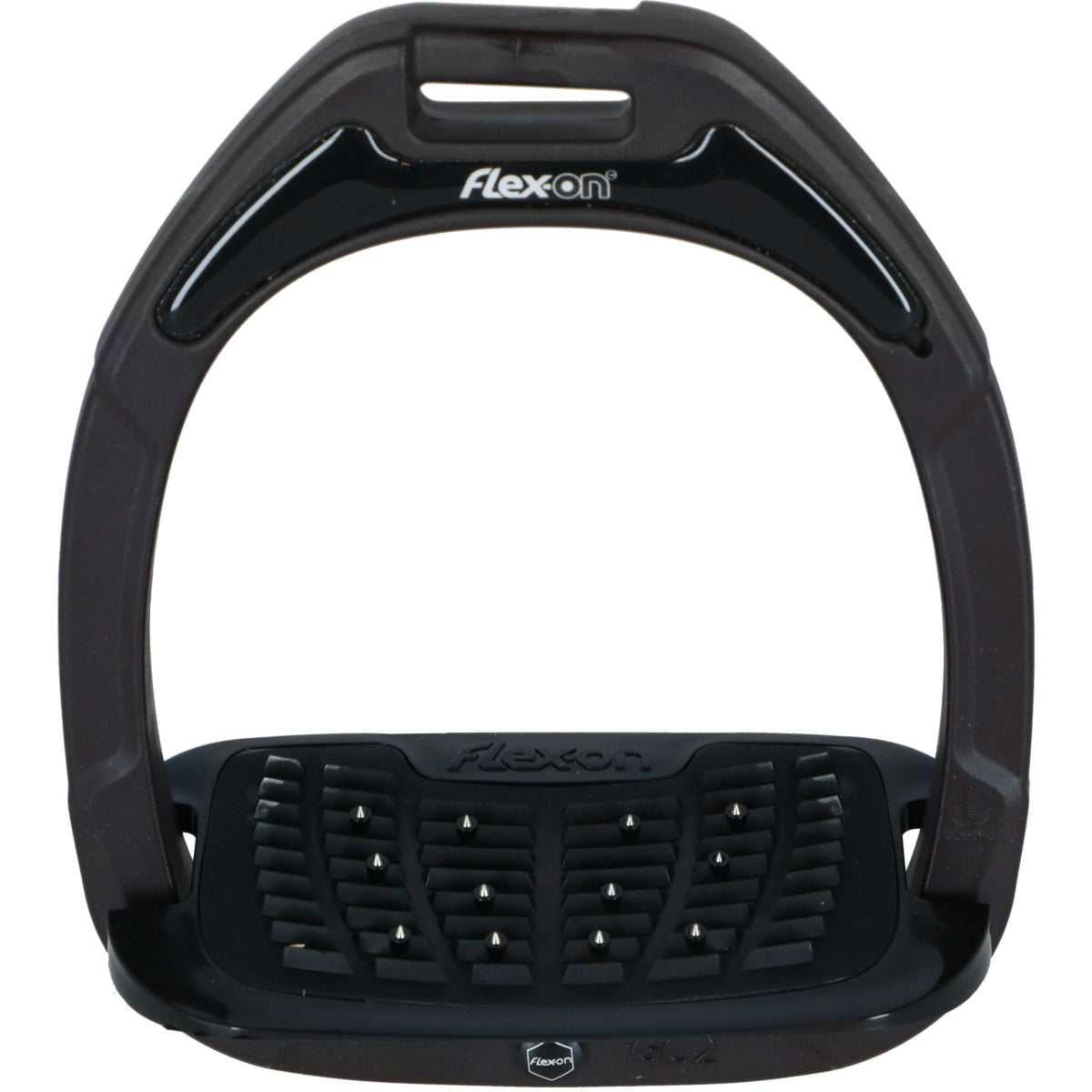 Flex-On Estribos de Seguridad Green Composite Inclined Ultra Grip Marron/Negro/Marron