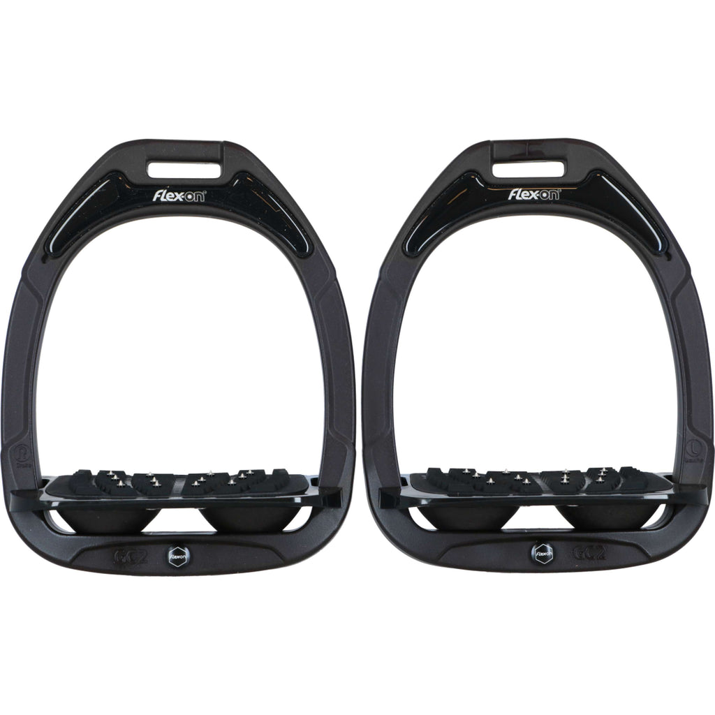 Flex-On Estribos de Seguridad Green Composite Inclined Ultra Grip Marron/Negro/Marron