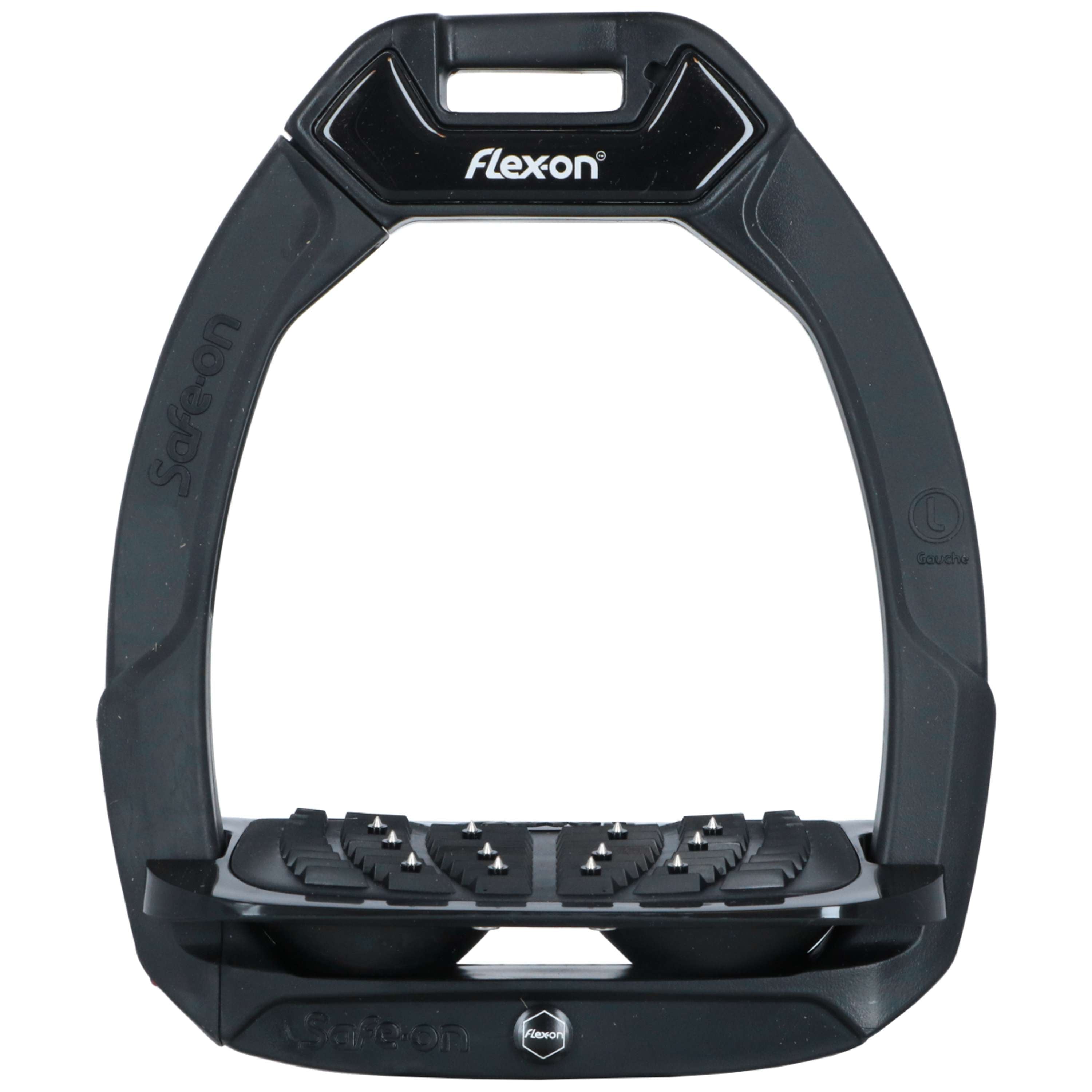 Flex-On Estribos de Seguridad Safe-On Inclined Ultra Grip Negro/Negro/Negro