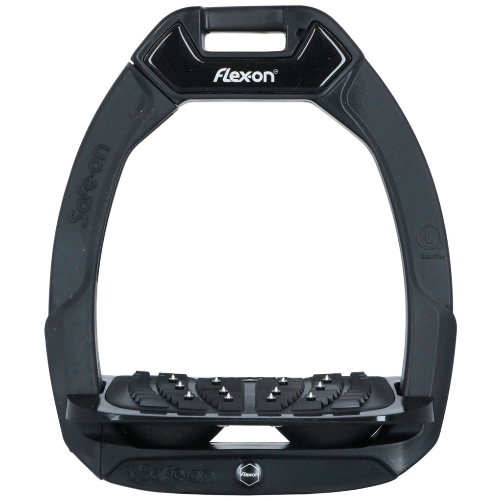 Flex-On Estribos de Seguridad Safe-On Inclined Ultra Grip Negro/Negro/Negro