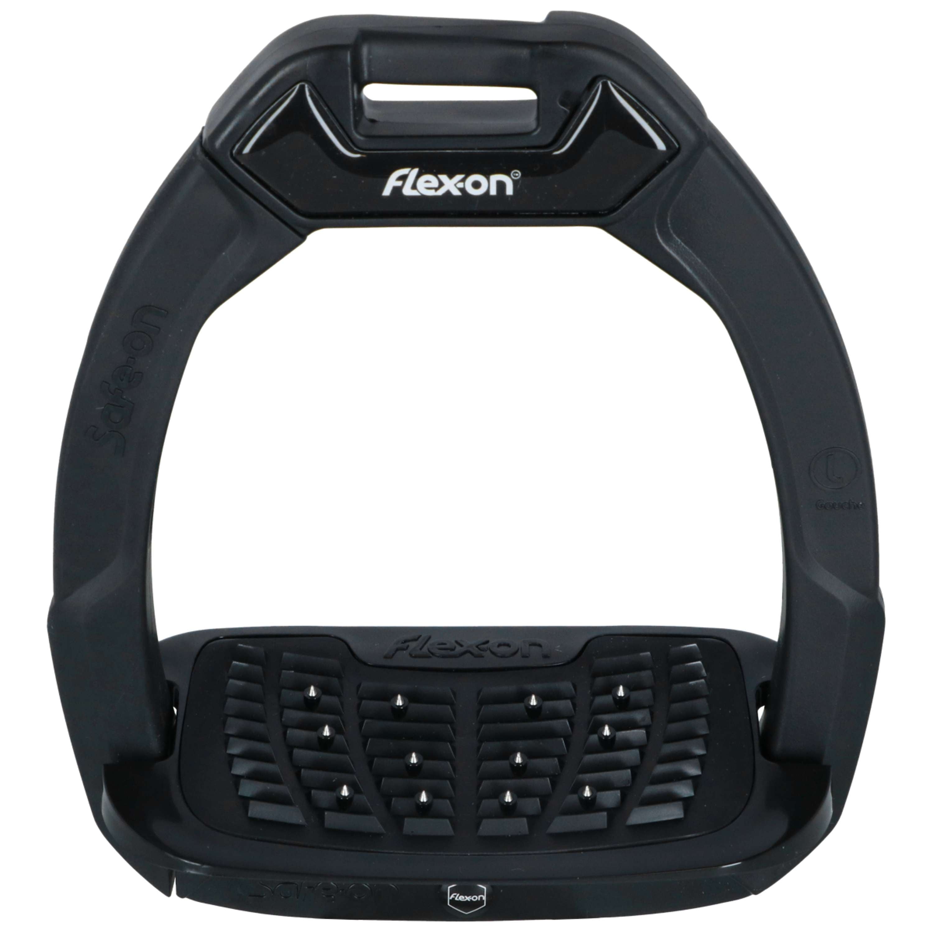 Flex-On Estribos de Seguridad Safe-On Inclined Ultra Grip Negro/Negro/Negro