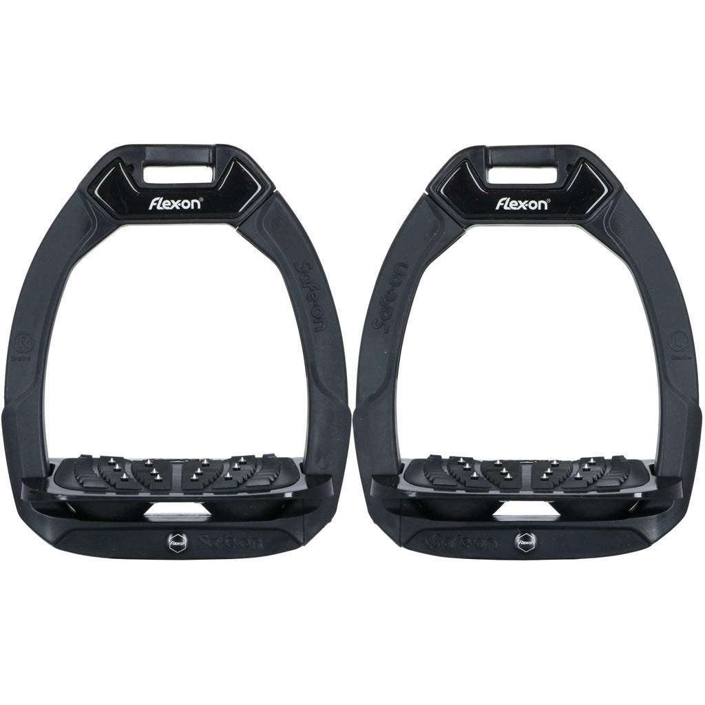 Flex-On Estribos de Seguridad Safe-On Inclined Ultra Grip Negro/Negro/Negro