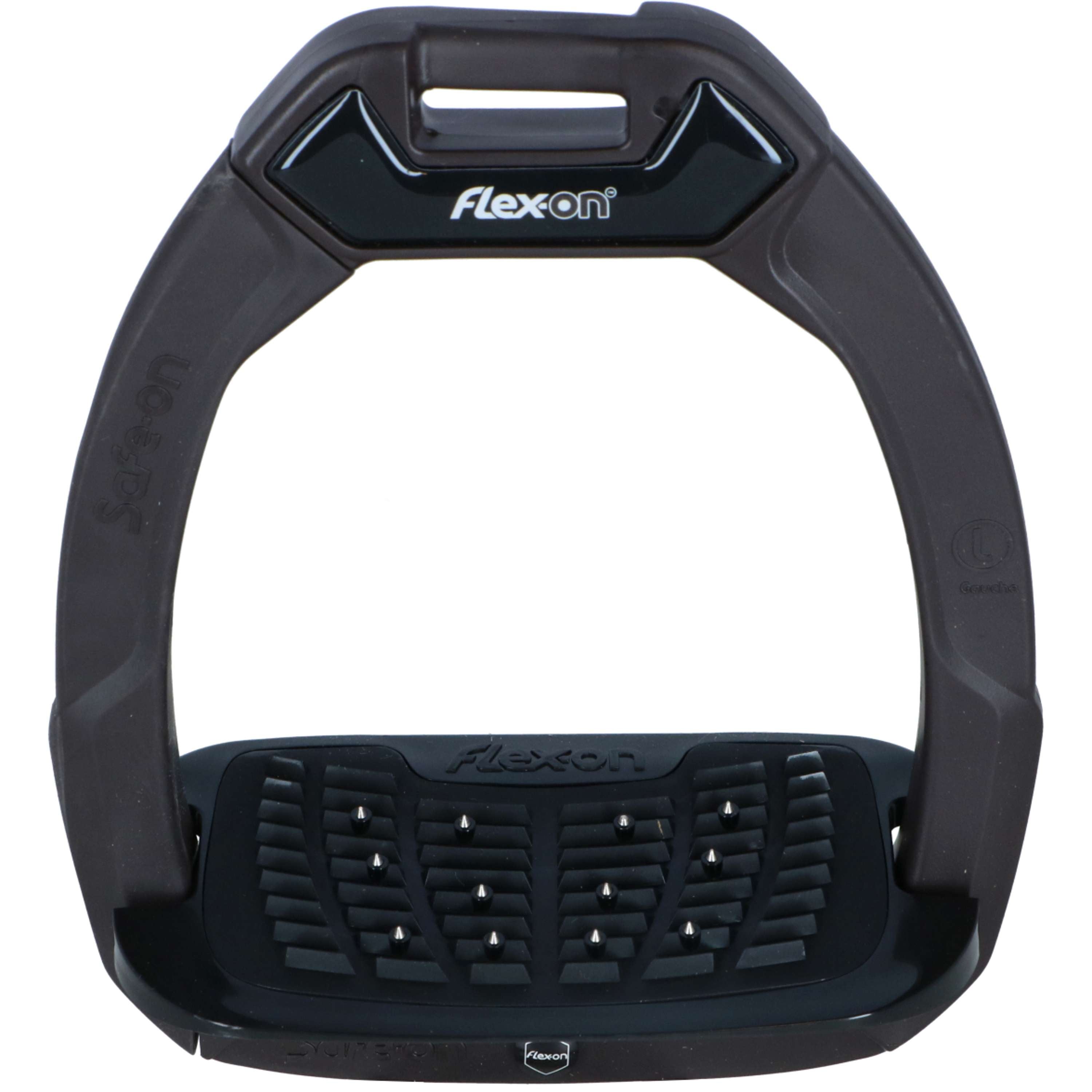 Flex-On Estribos de Seguridad Safe-On Inclined Ultra Grip Marron/Negro/Marron