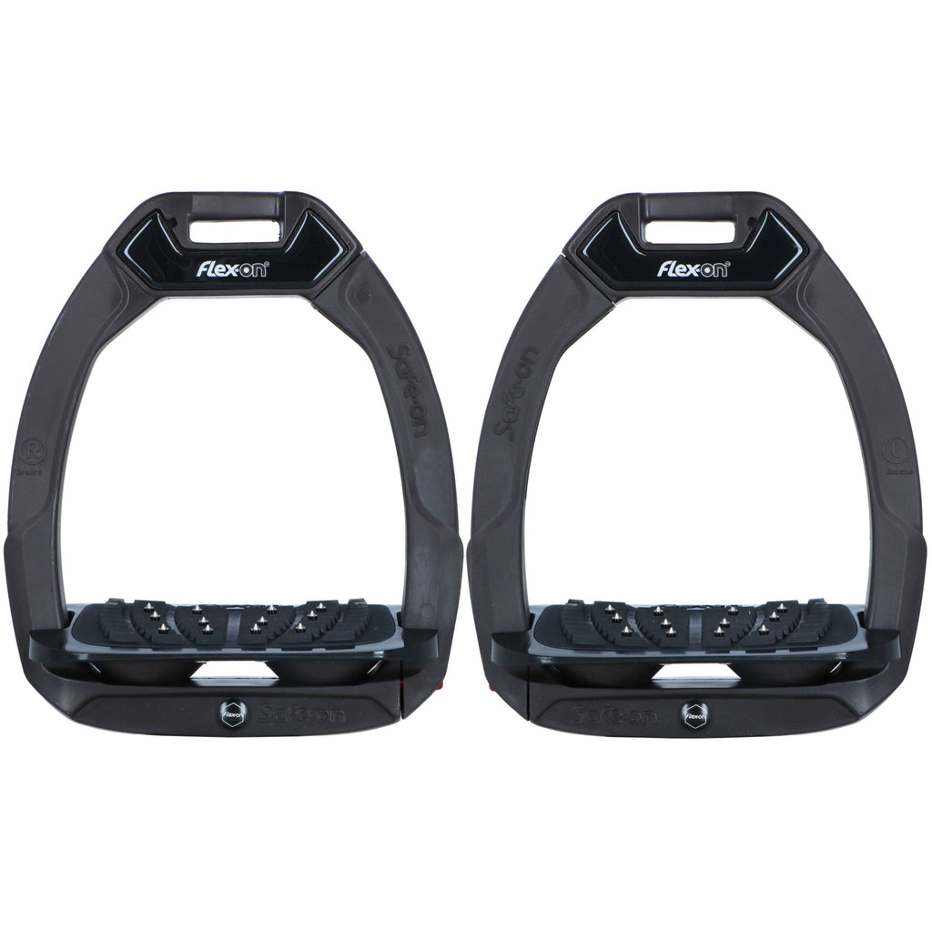 Flex-On Estribos de Seguridad Safe-On Inclined Ultra Grip Marron/Negro/Marron