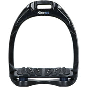 Flex-On Estribos de Seguridad Aliminium Inclined Ultra Grip Negro/Plata/Azul marino