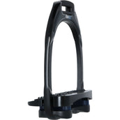 Flex-On Estribos de Seguridad Aliminium Inclined Ultra Grip Negro/Plata/Azul marino