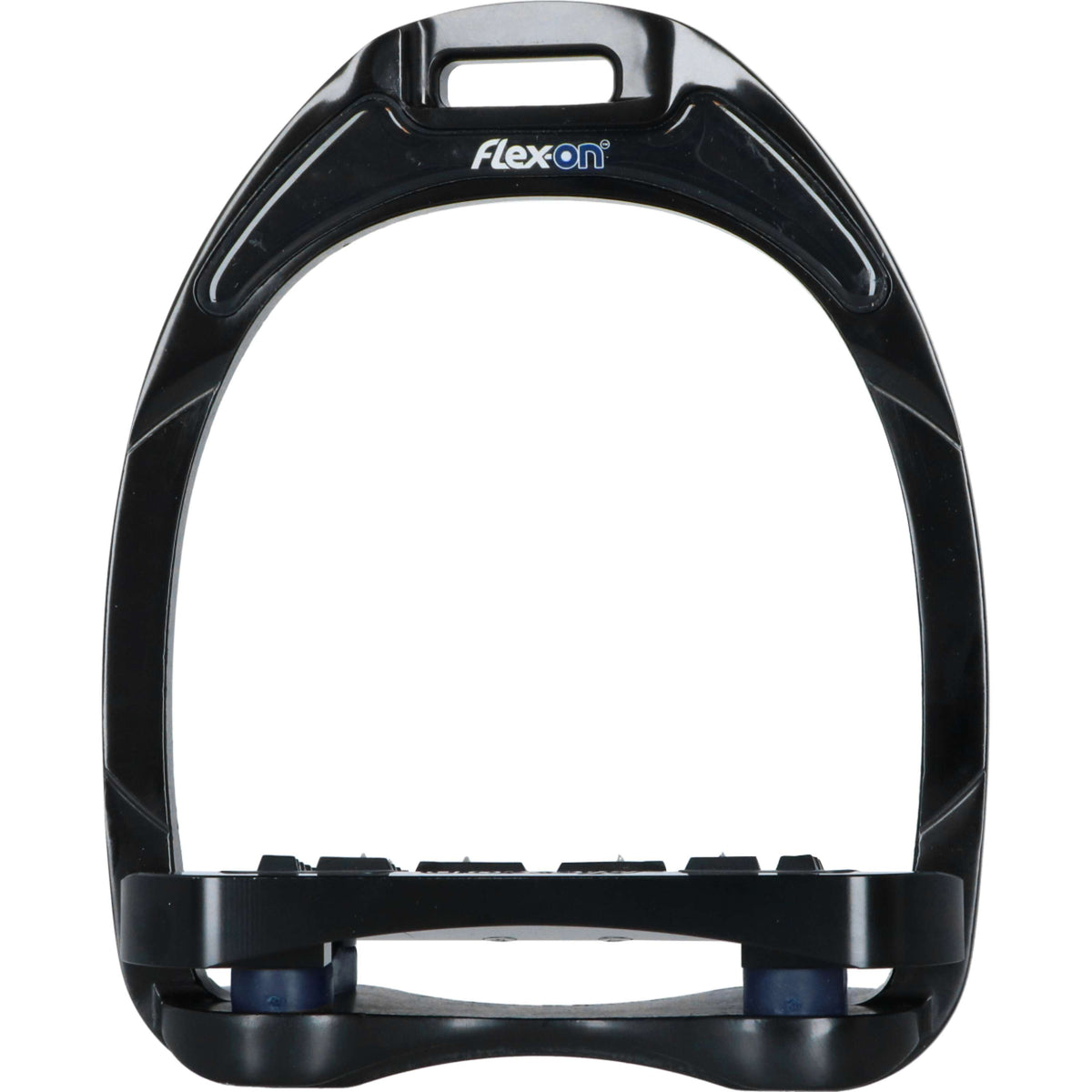 Flex-On Estribos de Seguridad Aliminium Inclined Ultra Grip Negro/Plata/Azul marino