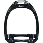 Flex-On Estribos de Seguridad Aliminium Inclined Ultra Grip Negro/Plata/Azul marino