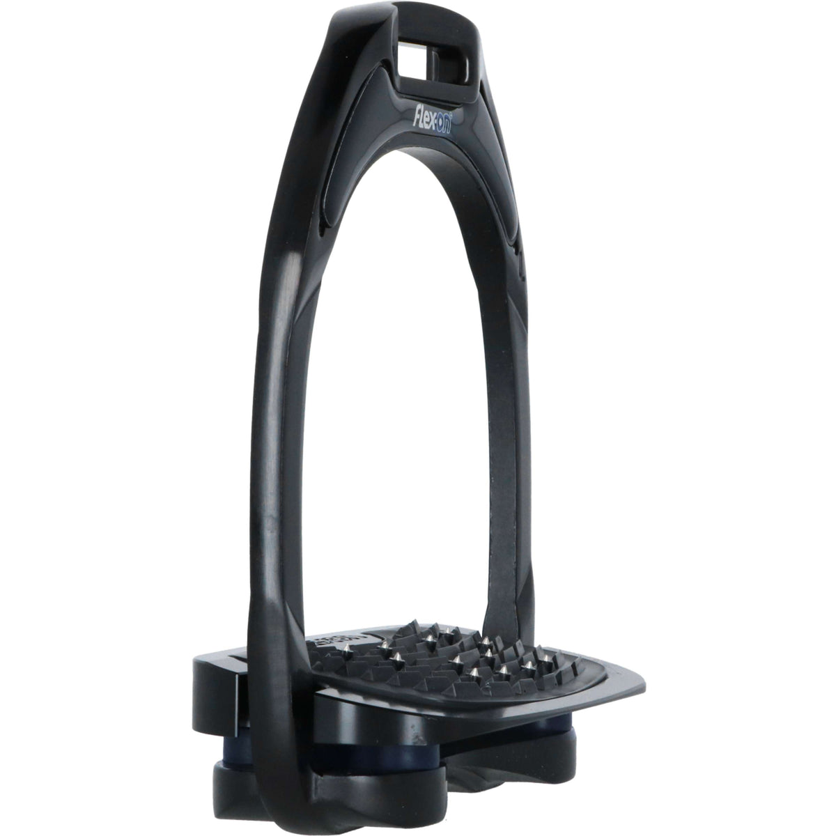 Flex-On Estribos de Seguridad Aliminium Inclined Ultra Grip Negro/Plata/Azul marino