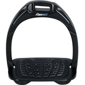 Flex-On Estribos de Seguridad Aliminium Inclined Ultra Grip Negro/Plata/Azul marino