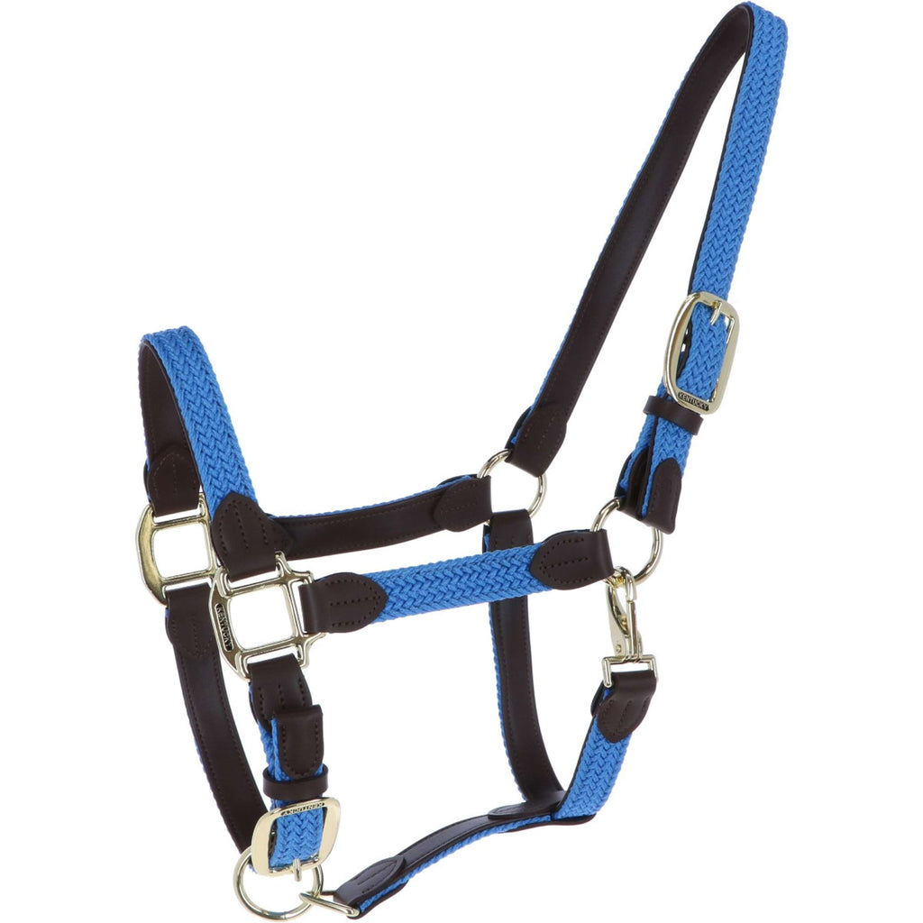 Kentucky Horsewear Cabestro Nylon trenzado Azul claro