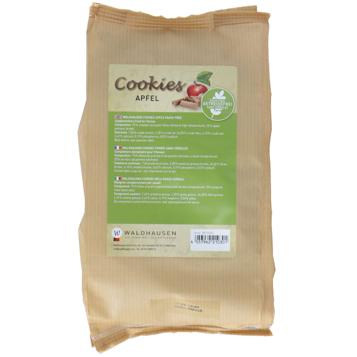 Waldhausen Golosina Cookies Sin Cereales Manzana