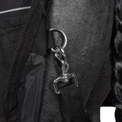 Waldhausen Manta para Caminadora Reflex Negro/Plata Gris