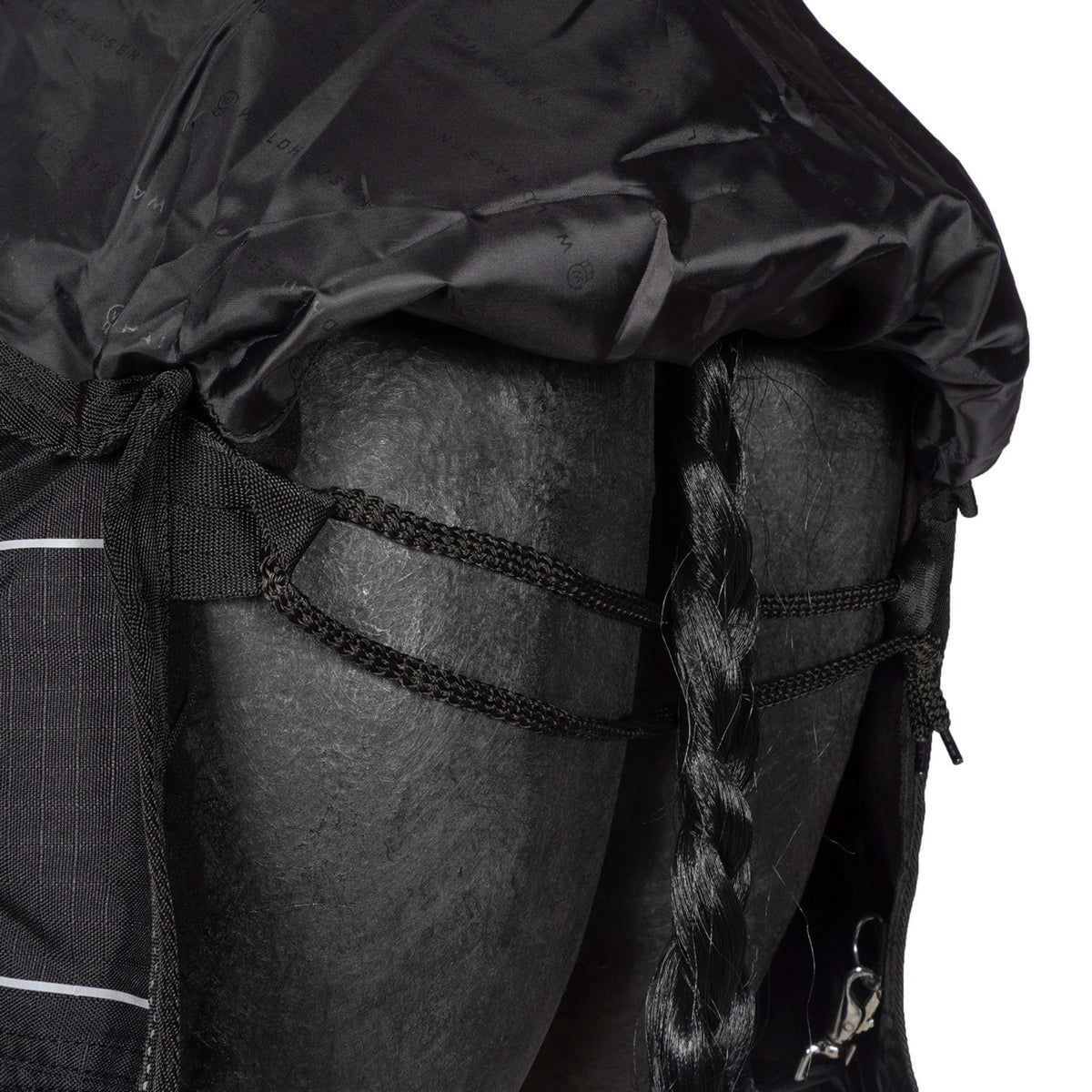 Waldhausen Manta para Caminadora Reflex Negro/Plata Gris