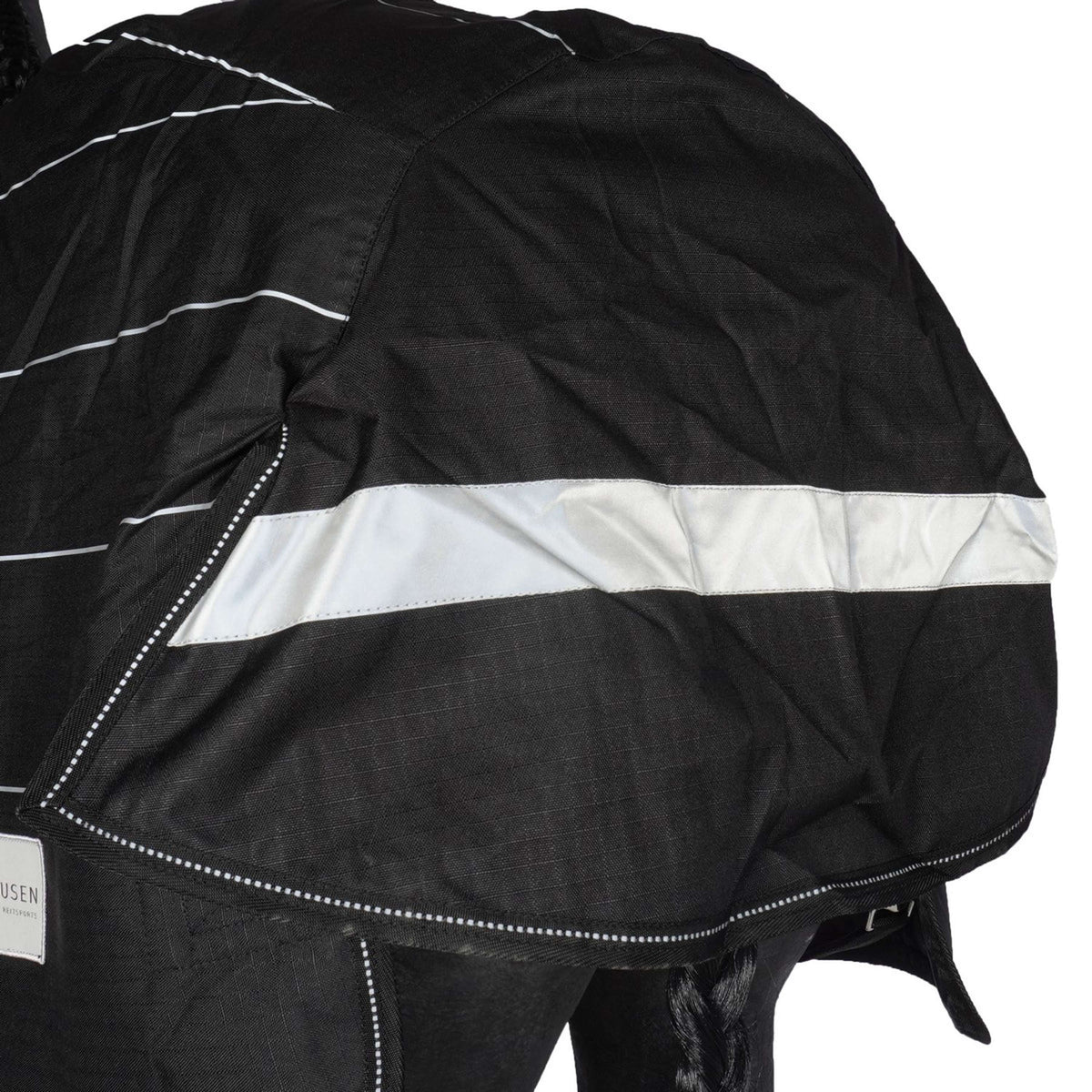 Waldhausen Manta para Caminadora Reflex Negro/Plata Gris