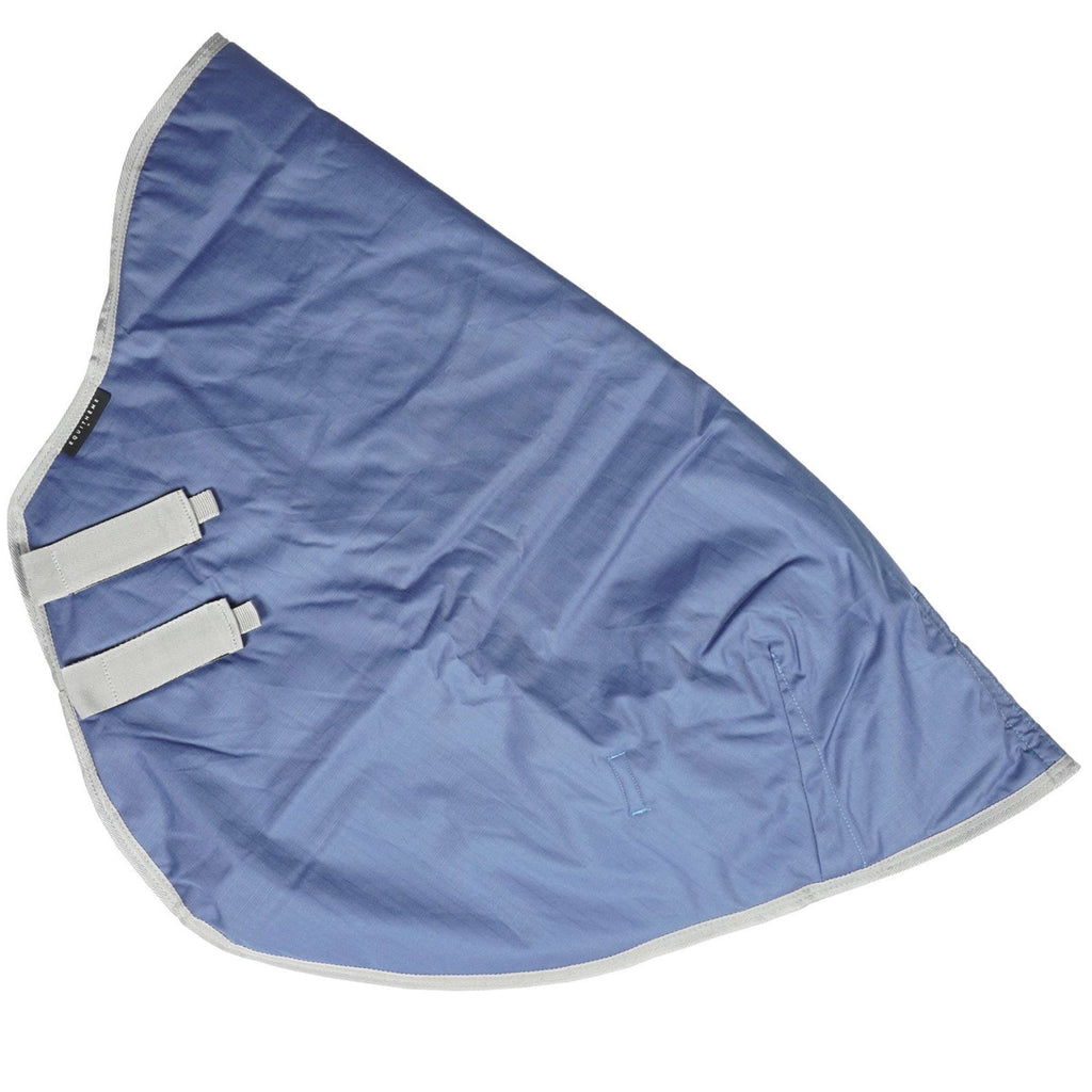 EQUITHÈME Cubrecuellos 150g 600D Reciclado Azul