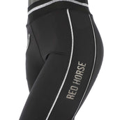 Red Horse Legging de Equitación Kaya Negro/Plata