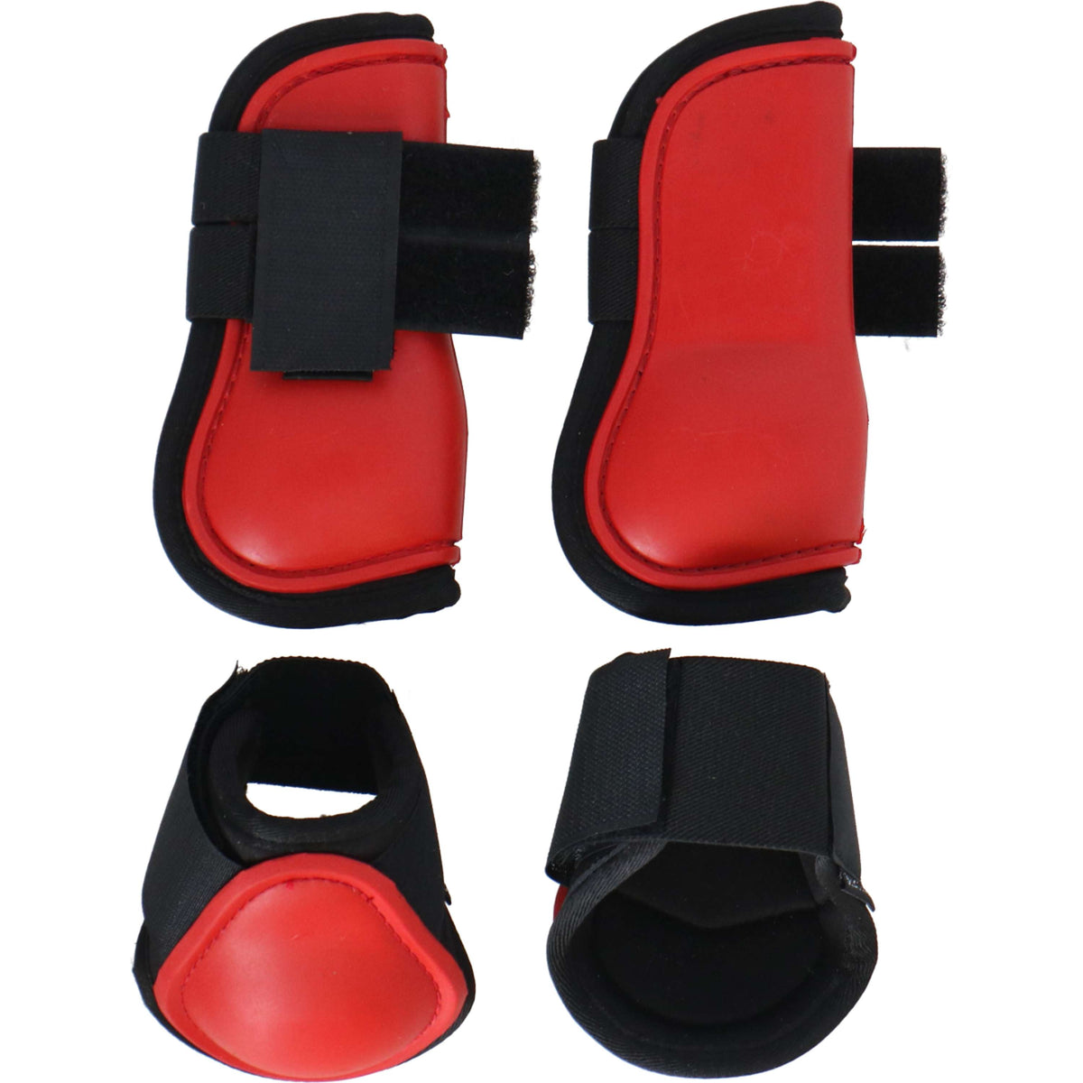 HB Juego de Protectores para Piernas Rojo