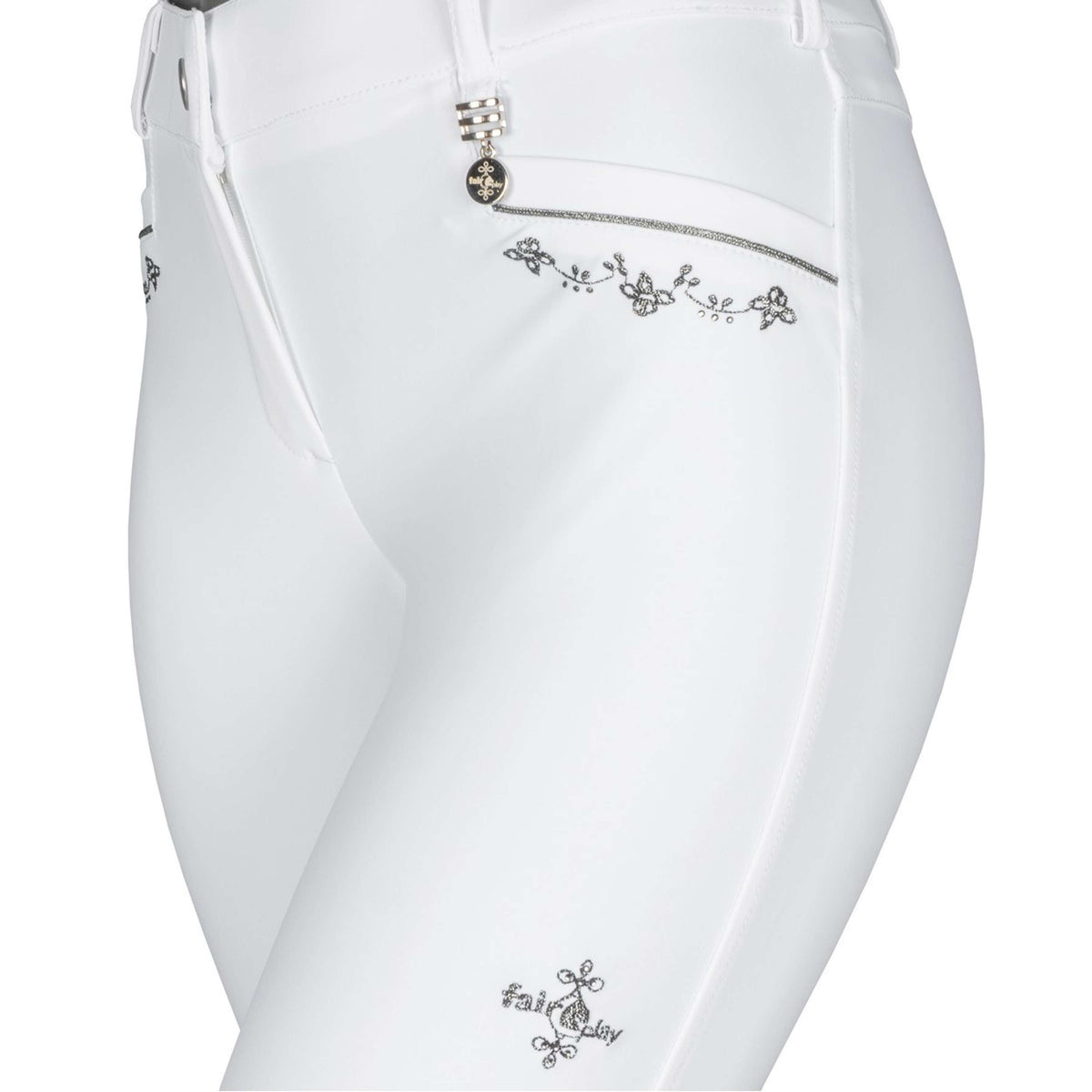 Fair Play Pantalón de Equitación Johanna Fleur Blanco