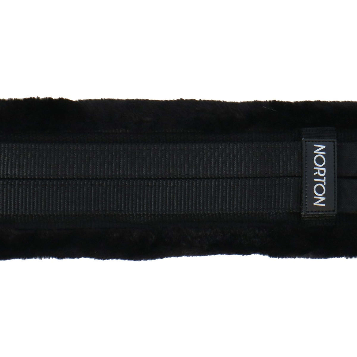 Norton Cincha Corta Smooth Elástico Negro