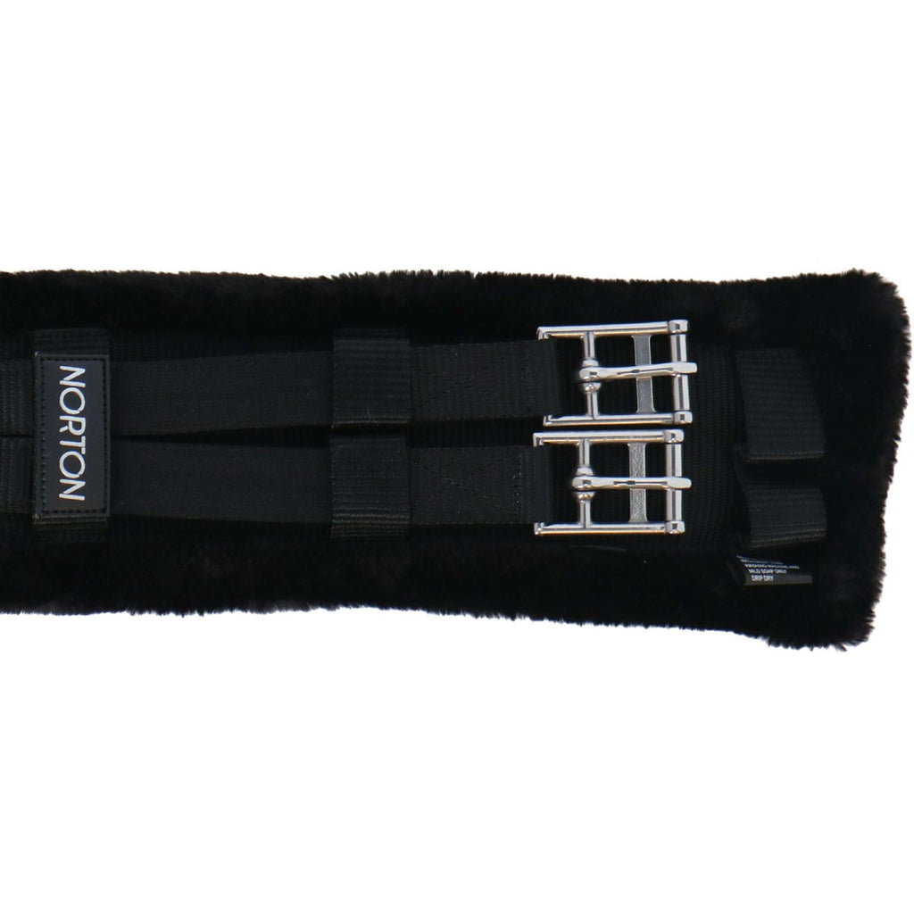 Norton Cincha Corta Smooth Elástico Negro