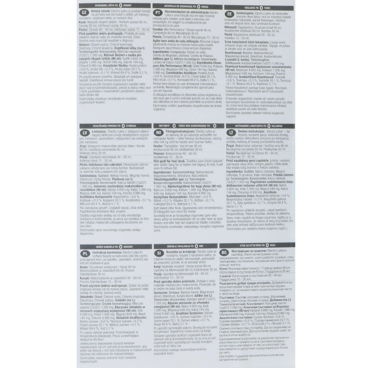 NAF Electrolitos Líquido