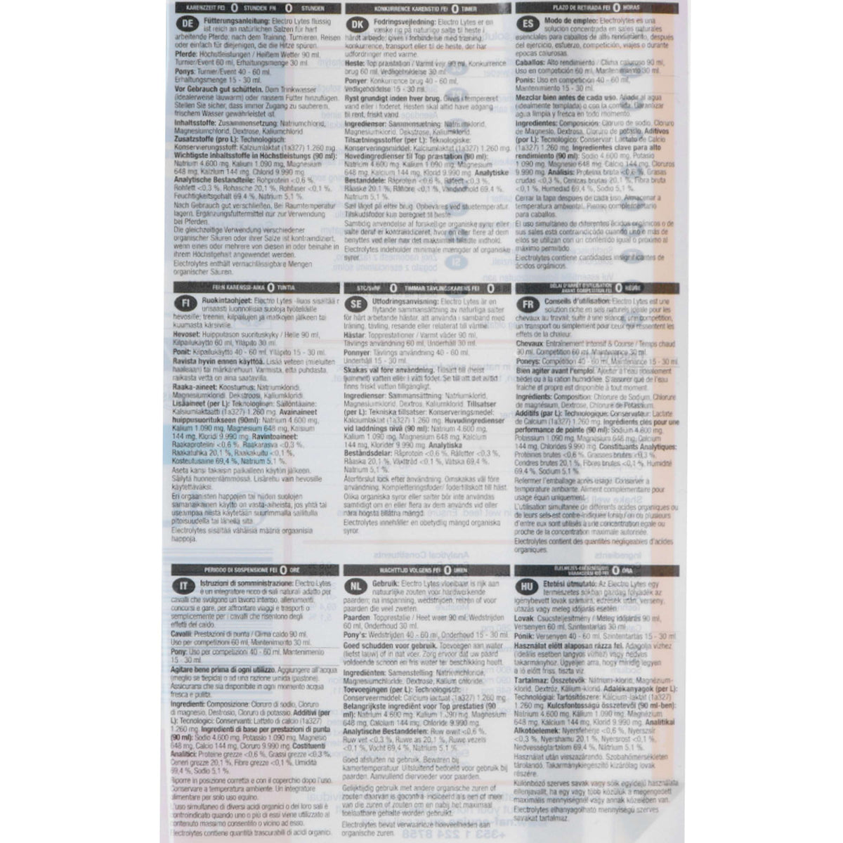 NAF Electrolitos Líquido