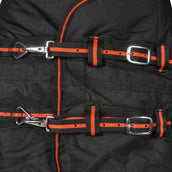 HB Alfombra de Exterior Model Kentucky Cuello Desmontable 300g Negro