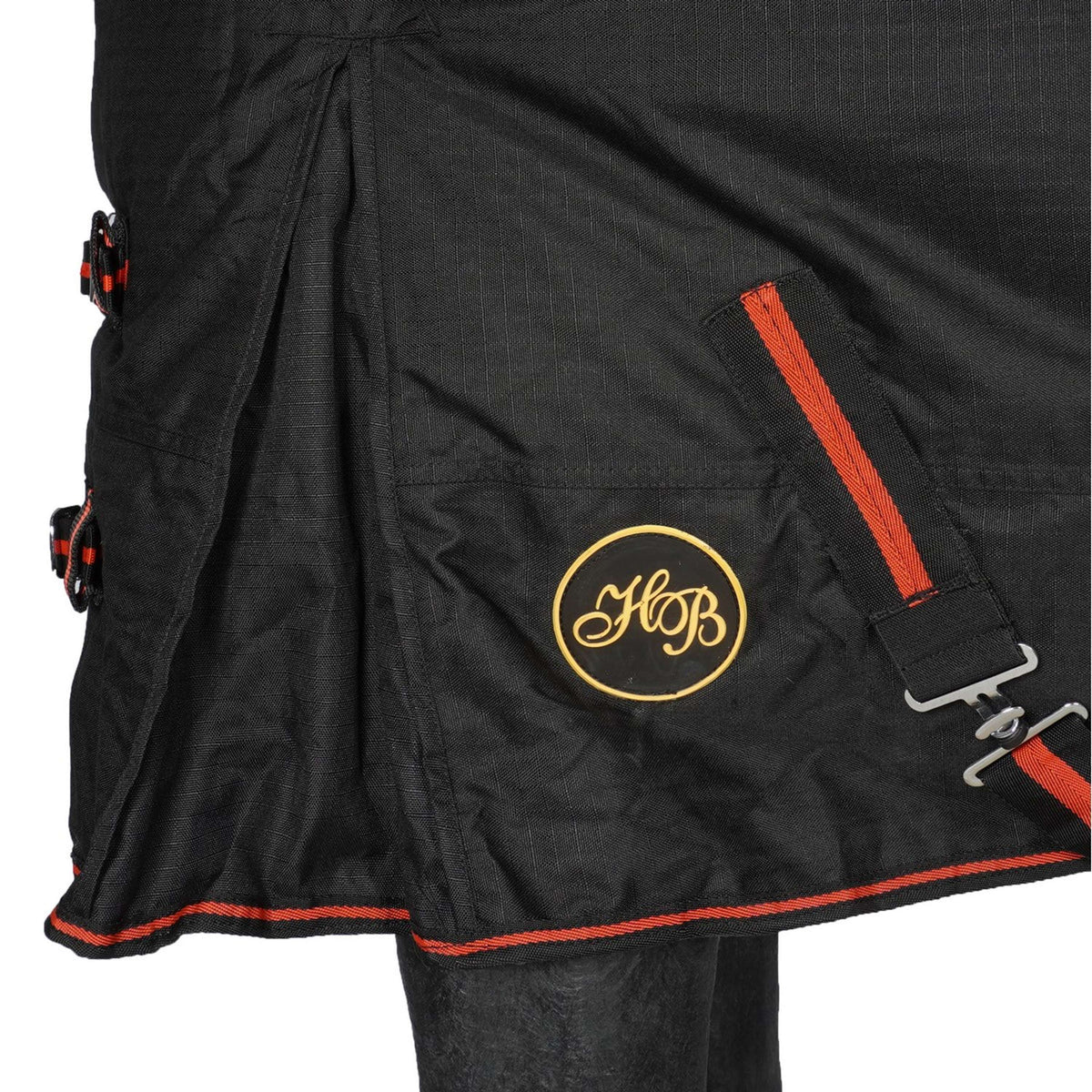 HB Alfombra de Exterior Model Kentucky Cuello Desmontable 300g Negro