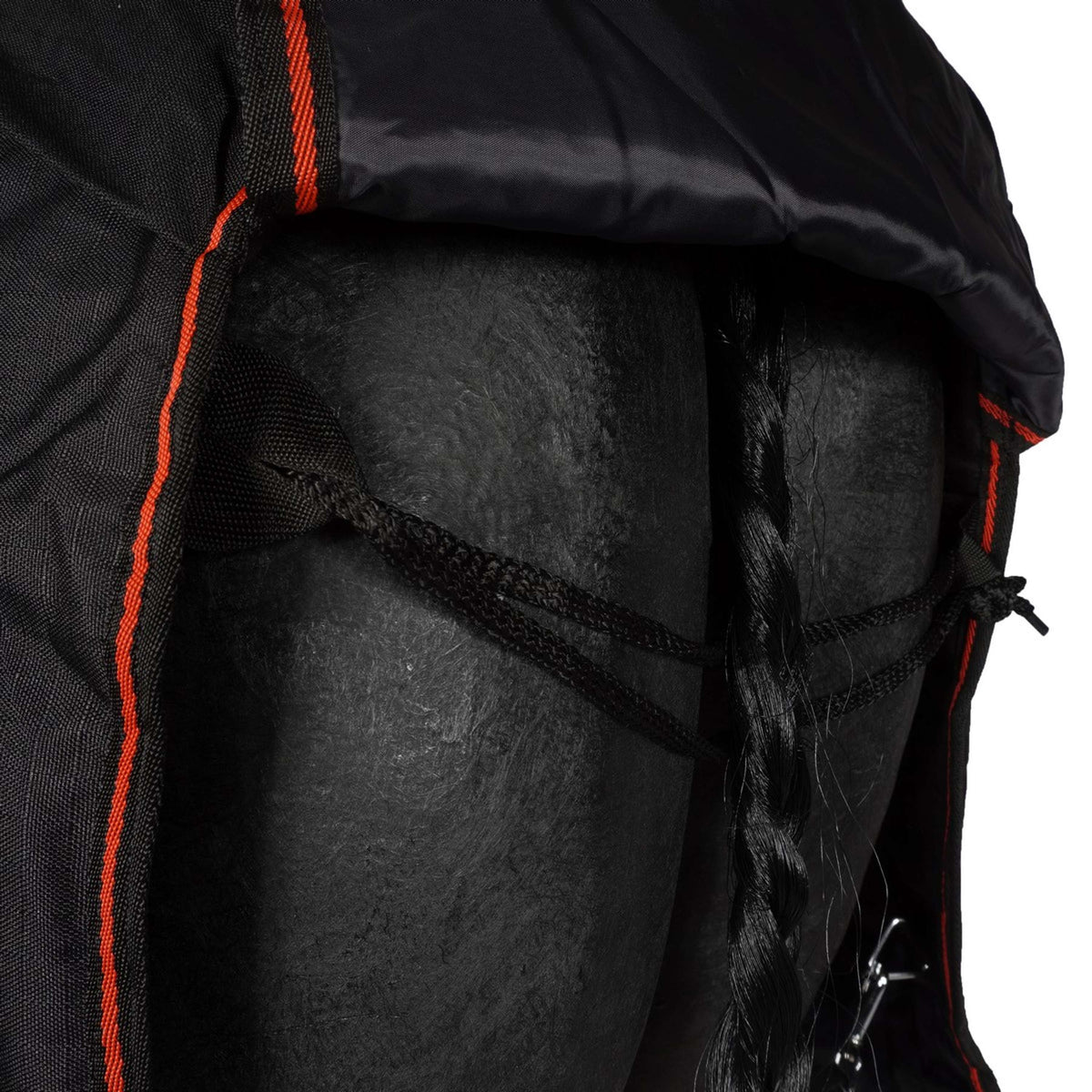 HB Alfombra de Exterior Model Kentucky Cuello Desmontable 300g Negro