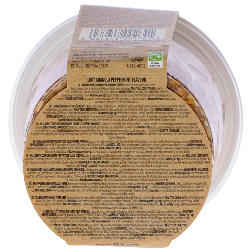 Likit Piedra de Lamer Granola Menta