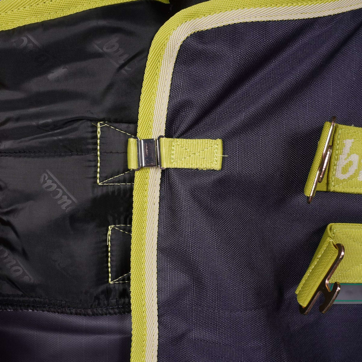 Bucas Oasis Turnout Neck 200g Dark Grey/Lime