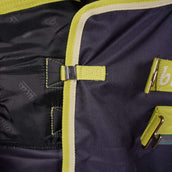 Bucas Oasis Turnout Neck 100g Dark Grey/Lime