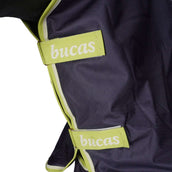 Bucas Oasis Turnout Neck 100g Dark Grey/Lime