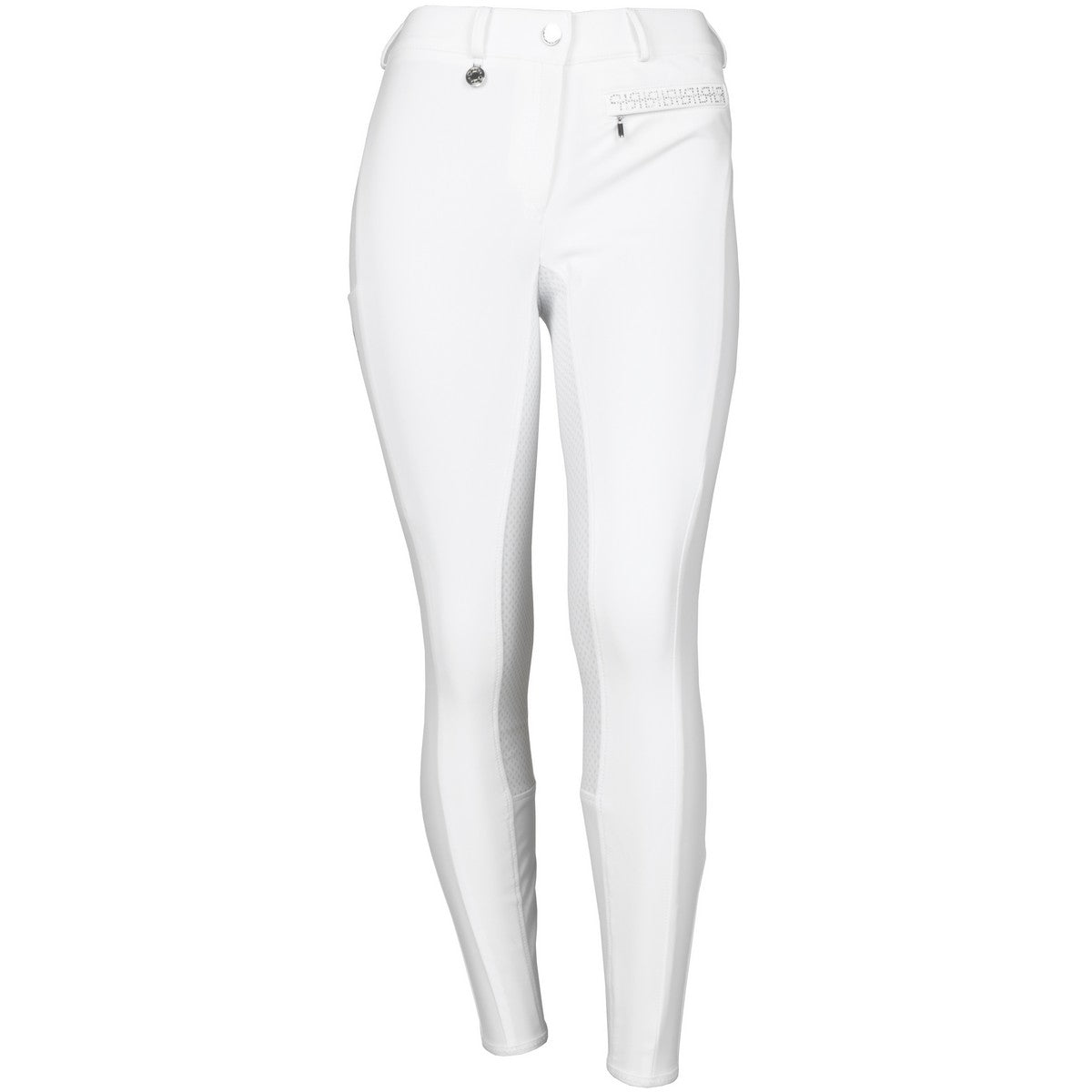 Pikeur Pantalón de Equitación Vally Full Grip Blanco