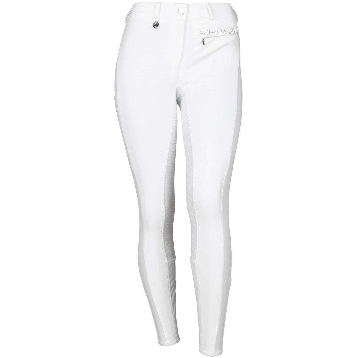 Pikeur Pantalón de Equitación Vally Full Grip Blanco