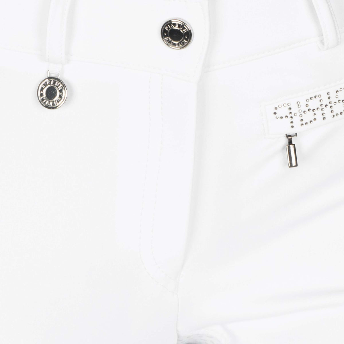 Pikeur Pantalón de Equitación Vally Full Grip Blanco
