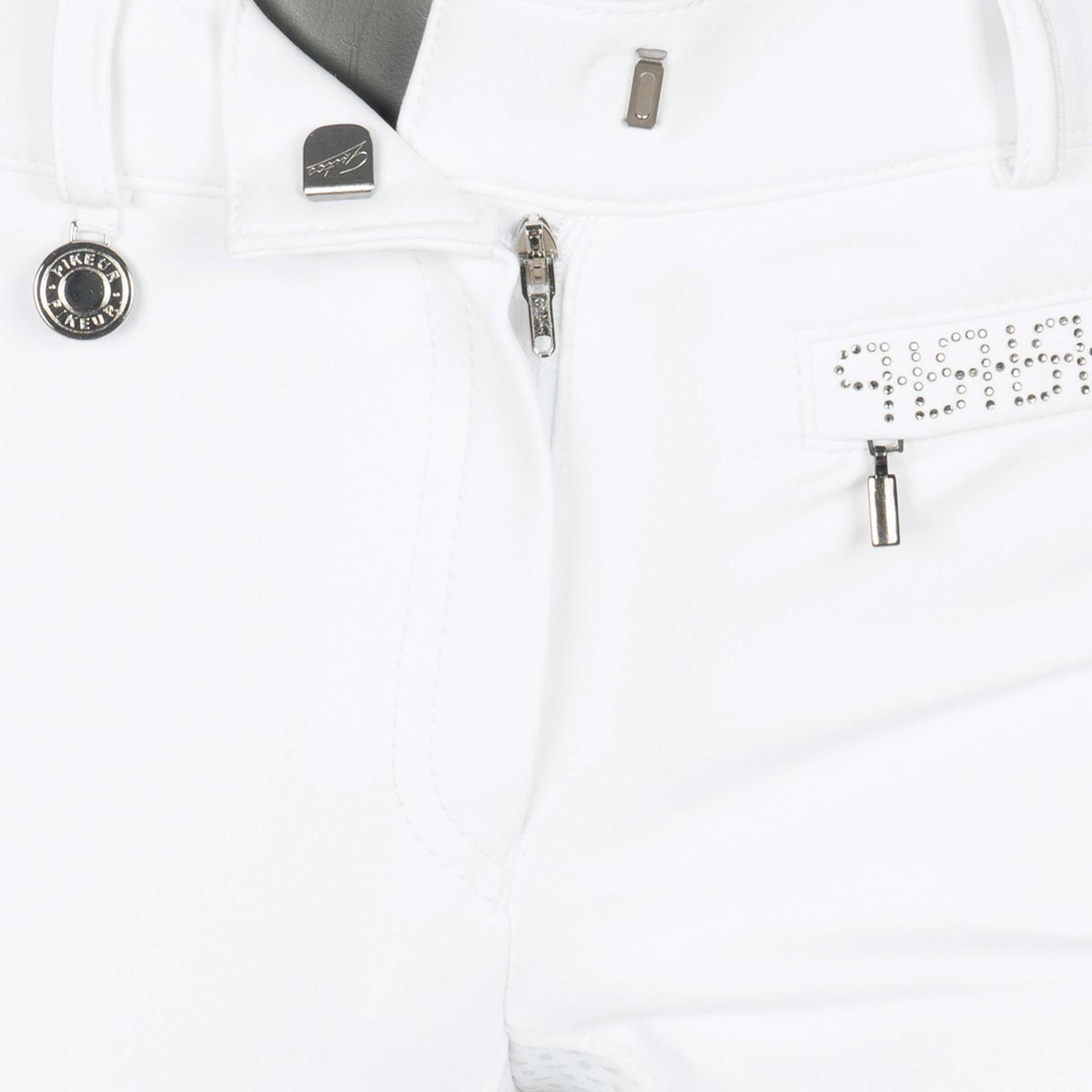 Pikeur Pantalón de Equitación Vally Full Grip Blanco