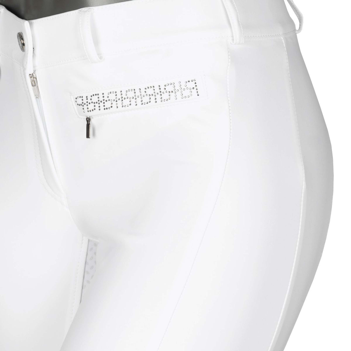 Pikeur Pantalón de Equitación Vally Full Grip Blanco