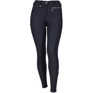 Pikeur Pantalón de Equitación Vally Full Grip Azul noche